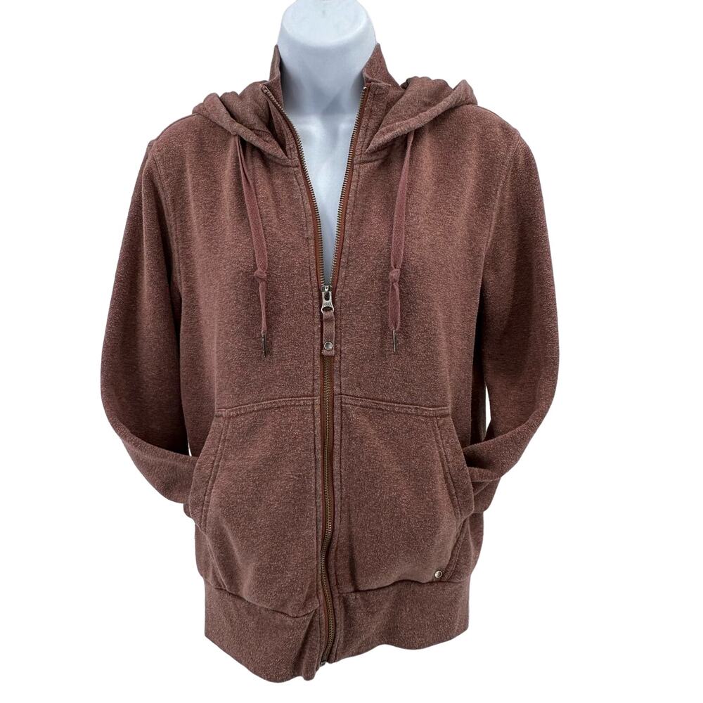 Prana Red Oversized Long Sleeve Hoodie